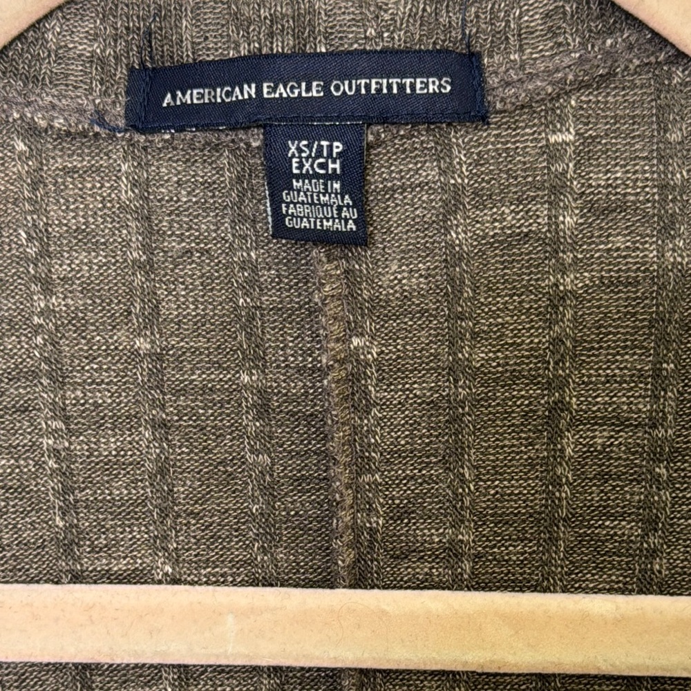 American Eagle Outfitters Brown Textured Knit Cardigan - Picture 2 of 6